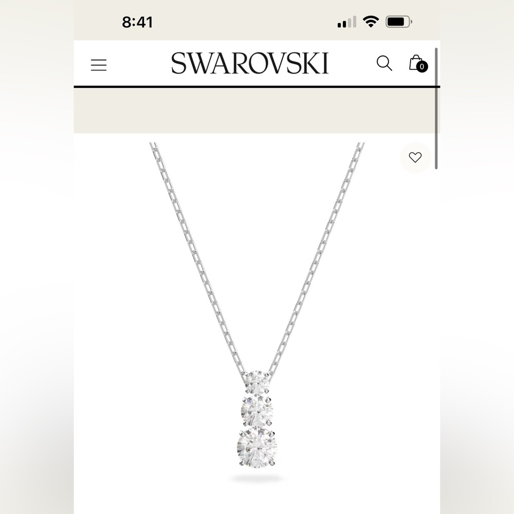 Swarovski Necklace Stilla Attract Pendant